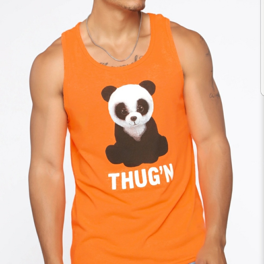 Fashion nova Thug'n tank top (New in bag)